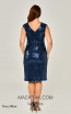 Alfa Beta B6033 Navy Blue Back Dress