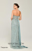 Alfa Beta B6044 Turquoise Back Dress