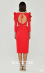 Alfa Beta B6059 Red Back Dress