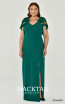 Alfa Beta B6067 Emerald Front Dress