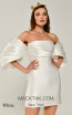Alfa Beta B6070 White Satin Dress
