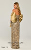Alfa Beta B6073 Green Oil Back Dress