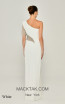 Alfa Beta B6074 White Back Dress
