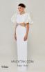 Alfa Beta 6080 White Side Dress