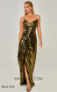 Alfa Beta 6081 Black Gold Front Dress