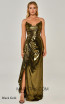 Alfa Beta 6081 Black Gold Dress