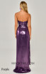 Alfa Beta 6081 Purple Back Dress 