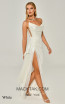 Alfa Beta 6081 White Evening Dress 