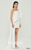 Alfa Beta B6085 White Side Dress
