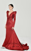 Alfa Beta B6094 Claret Red Side Dress