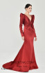 Alfa Beta B6094 Claret Red Dress