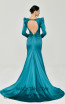 Alfa Beta B6094 Turquoise Back Dress