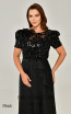 Alfa Beta B6104 Black Detail Dress