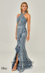 Alfa Beta B6107 Blue Side Dress