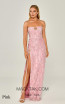 Alfa Beta B6109 Pink Dress