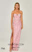 Alfa Beta B6109 Pink Front Dress
