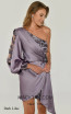 Alfa Beta B6117 Dark Lilac Detail Dress