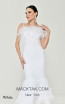 Alfa Beta B6119 White Detail Dress