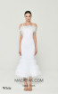 Alfa Beta B6119 White Front Dress