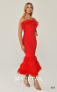 Alfa Beta B6119 Red Side Dress