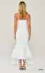 Alfa Beta B6119 White Back Dress