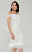 Alfa Beta B6134 White Side Dress