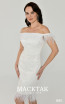 Alfa Beta B6134 White Detail Dress
