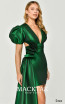 Alfa Beta B6139 Green Detail Dress