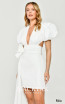 Alfa Beta B6139 White Detail Dress