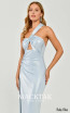 Alfa Beta B6153 Baby Blue Detail Dress