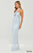 Alfa Beta B6153 Baby Blue Side Dress