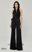 Alfa_Beta B6156 Black Front Dress