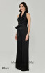 Alfa_Beta B6156 Black Side Dress