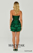 Alfa Beta B6157 Dark Emerald Back Dress