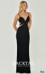 Alfa Beta B6162 Black Side Dress