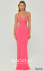 Alfa Beta B6162 Neon Pink Front Dress