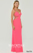 Alfa Beta B6162 Neon Pink Long Dress