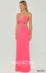 Alfa Beta B6162 Neon Pink Side Dress