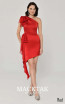 Alfa Beta B6163 Red Mini Dress