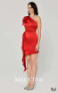 Alfa Beta B6163 Red Side Dress