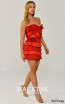 Alfa Beta B6165 Red Orange Side Dress