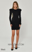 Alfa Beta B6172 Black Front Dress