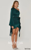 Alfa Beta B6176 Dark Green Side Dress