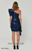 Alfa Beta B6189 Saks Black Back Dress