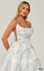 Alfa Beta B6093 White Detail Dress