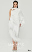Alfa Beta B6201 White Front Dress