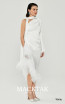 Alfa Beta B6201 White Dress