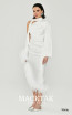 Alfa Beta B6201 White Side Dress