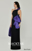Alfa Beta B6213 Black Purple Side Dress 