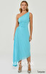 Alfa Beta B6217 Turquoise Front Dress